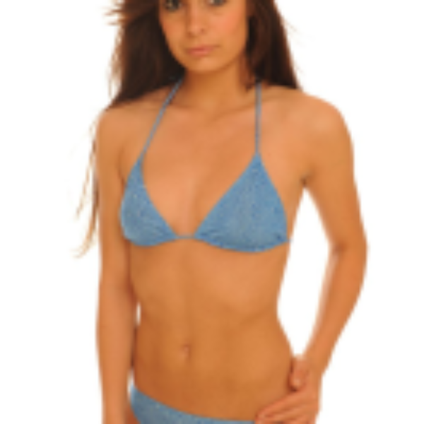 Raindrops - Halterneck Tan Through Bikini