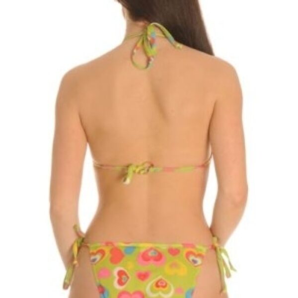 Love - Green - Halterneck Tan Through Bikini